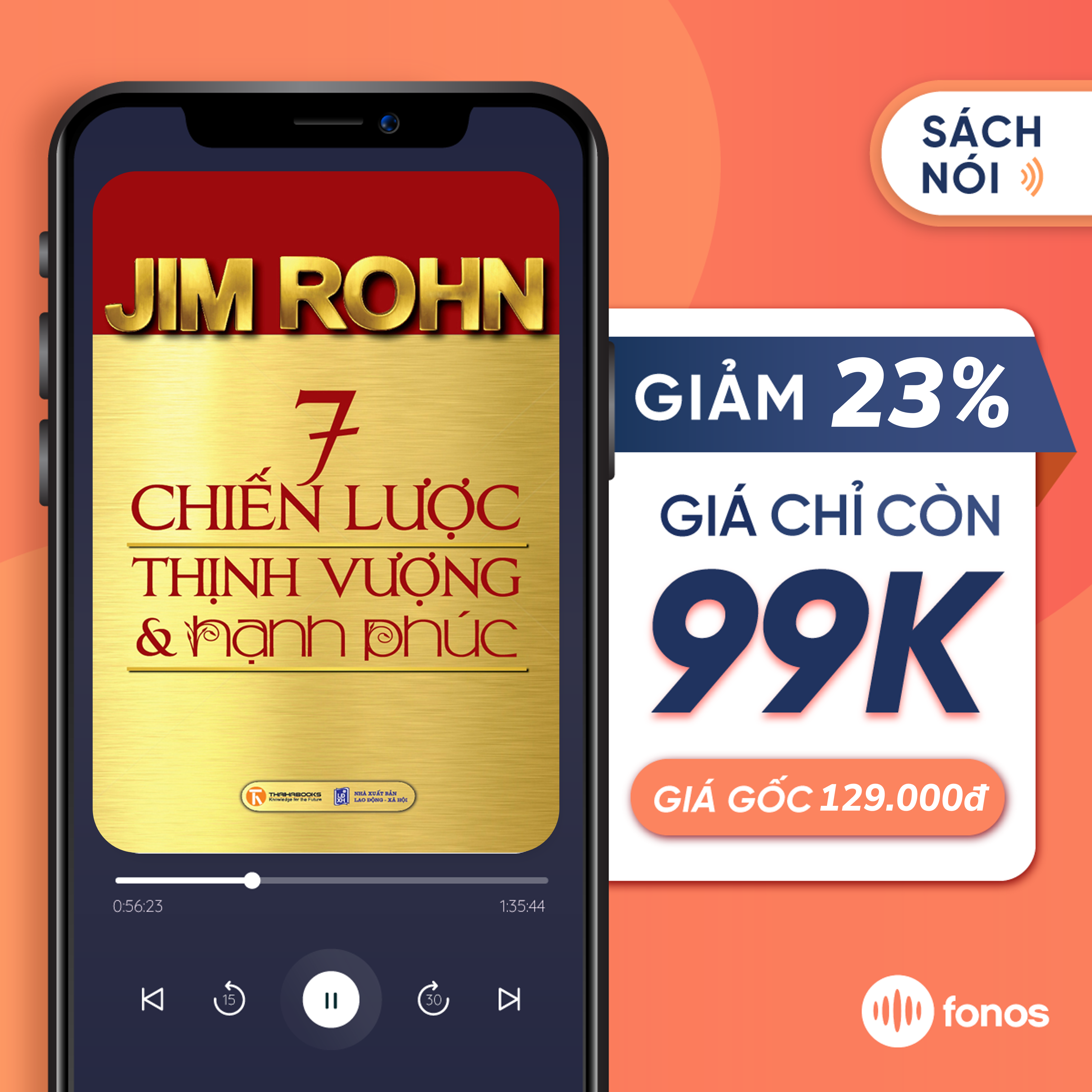 Sách nói Fonos [E-voucher]: 7 Chiến Lược Thịnh Vượng Và Hạnh Phúc