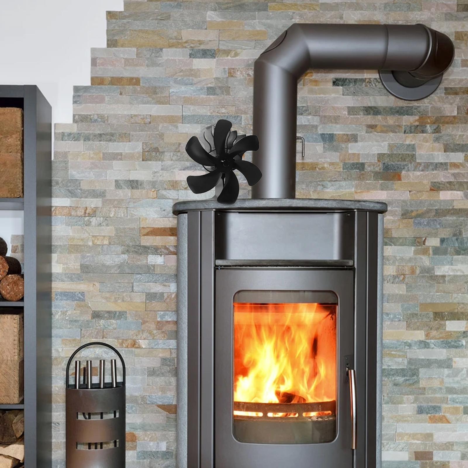 Quạt Lò Sưởi Chạy Bằng Điện Không Gây Tiếng Ồn Cho Bếp Gas