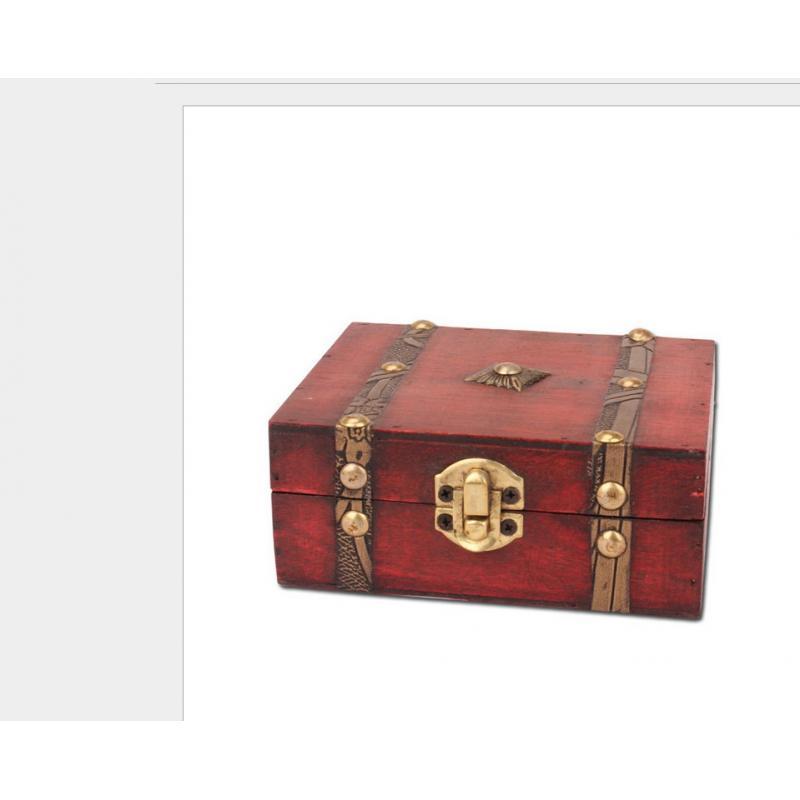 Wooden Jewelry Box Case Storage Box Gift Box Jewelry Organizer Container