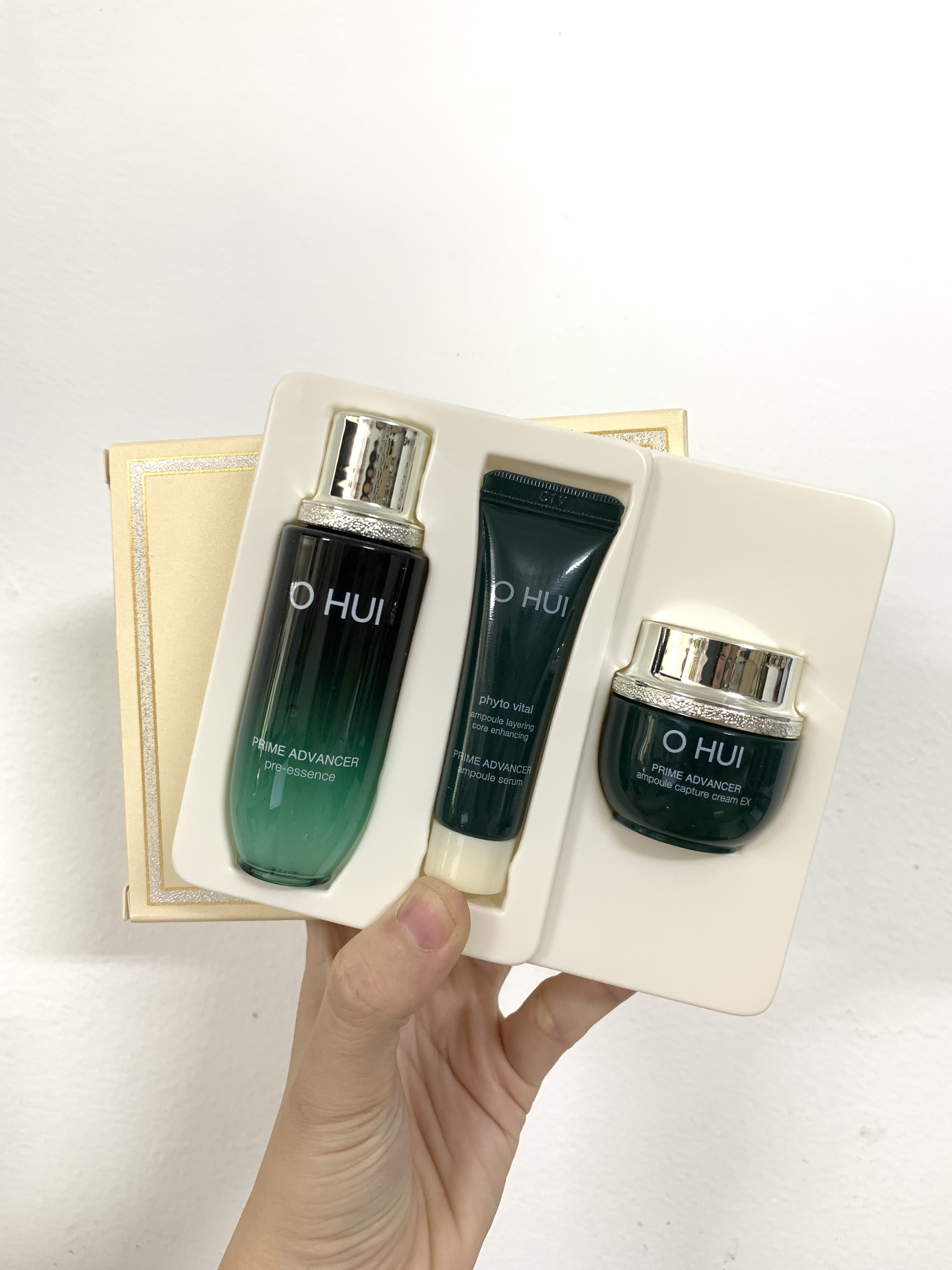 Bộ dưỡng ẩm chống lão hóa sớm OHUI Prime Advancer 3pcs set GWP