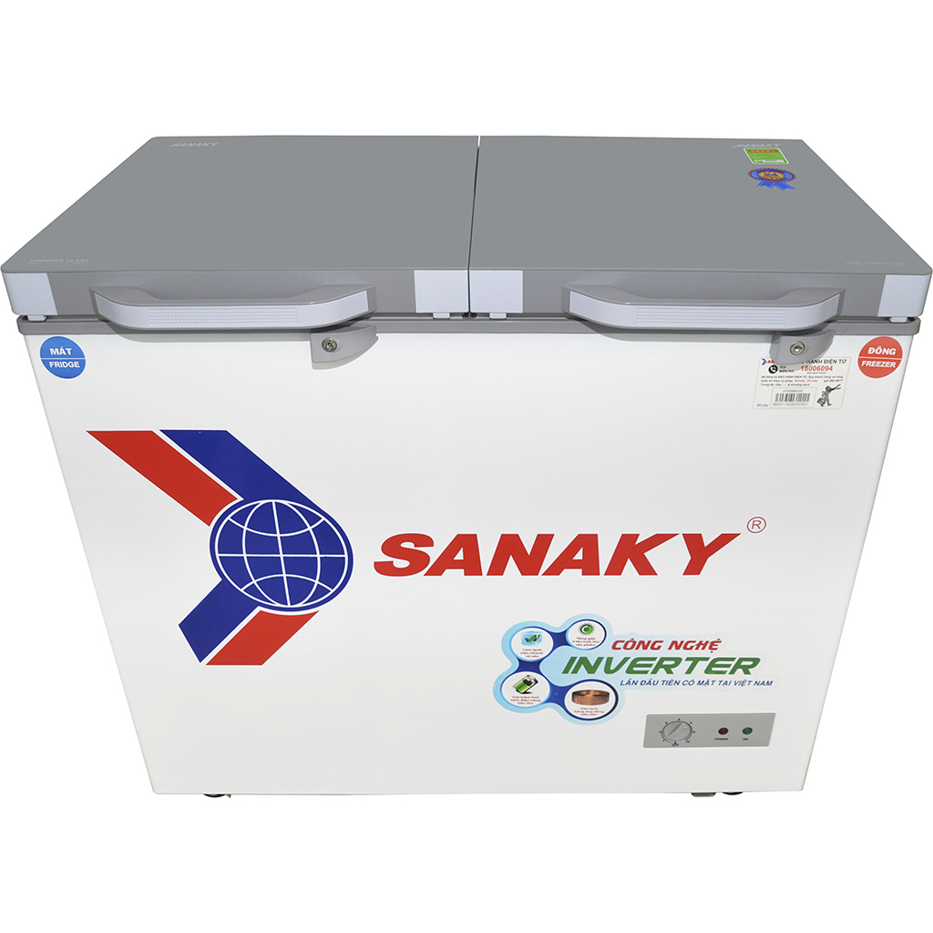 Tủ đông Sanaky Inverter 260 lít VH-3699W4K - Hàng chính hãng