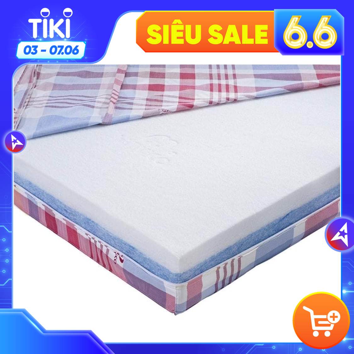 Đệm bông ép chống khuẩn Hanvico - Chính Hãng 100% - Rẻ Nhất Sàn