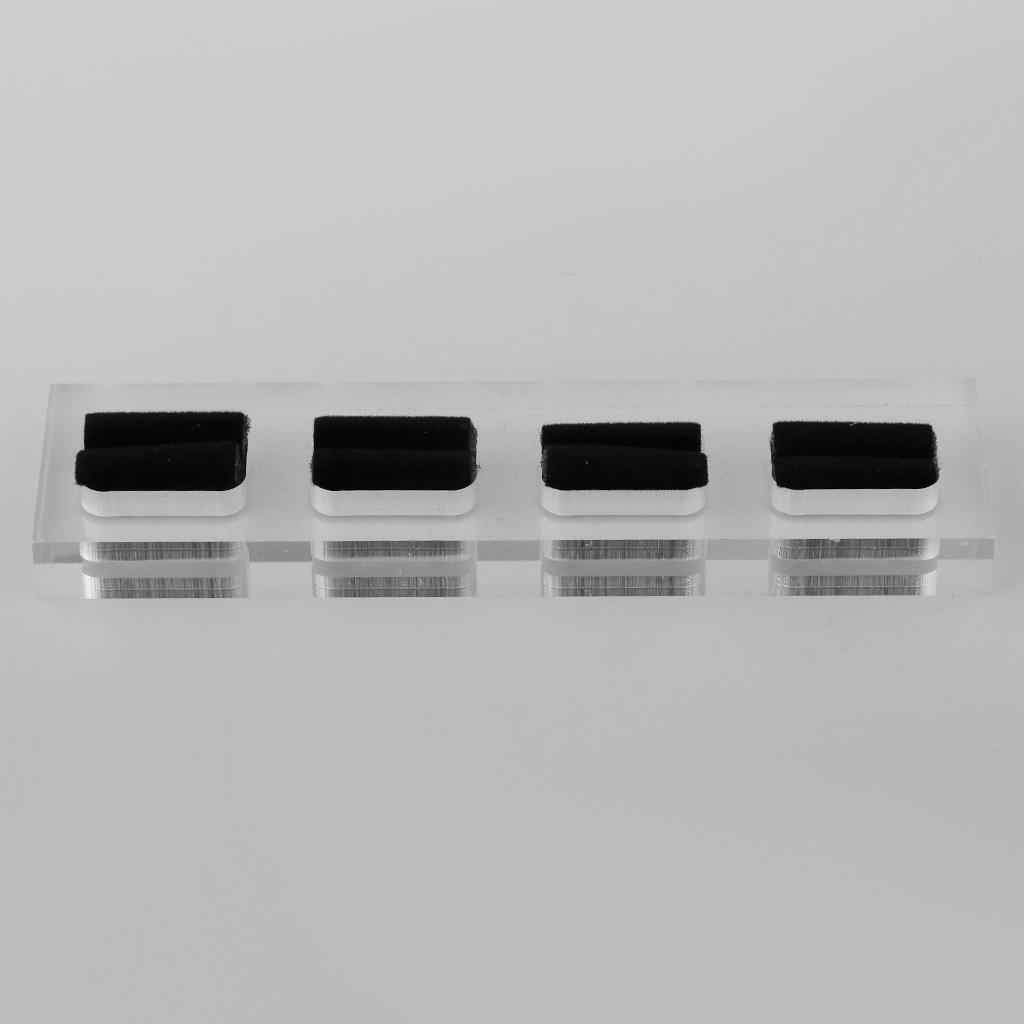 Acrylic Jewelry Display Ring Holder Rack Organizer Case Tray Stand