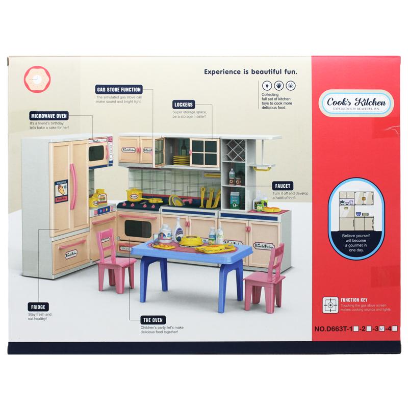 Bộ Đồ Chơi Nhà Bếp Cook's Kitchen Có Đèn Và Âm Thanh - D663 T-3