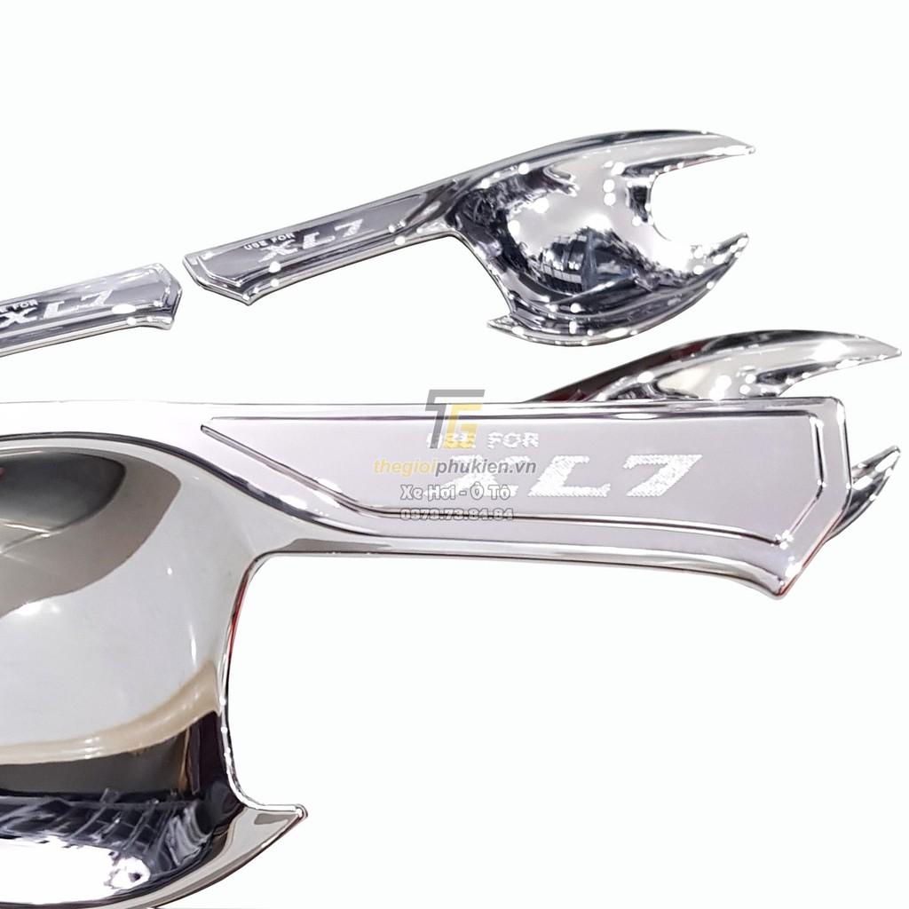 Bộ ốp tay nắm, hõm cửa xe Suzuki XL7 mạ Crom