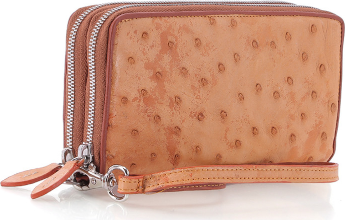 Ví nữ da đà điểu 2 khóa Huy Hoàng