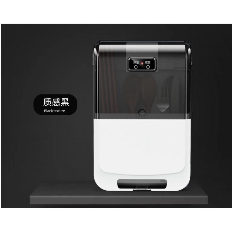 Hộp Đựng Đũa Muỗng Khử Trùng Bằng Tia UV Hút Ẩm Thông Minh Tiện Dụng Cho Nhà Bếp