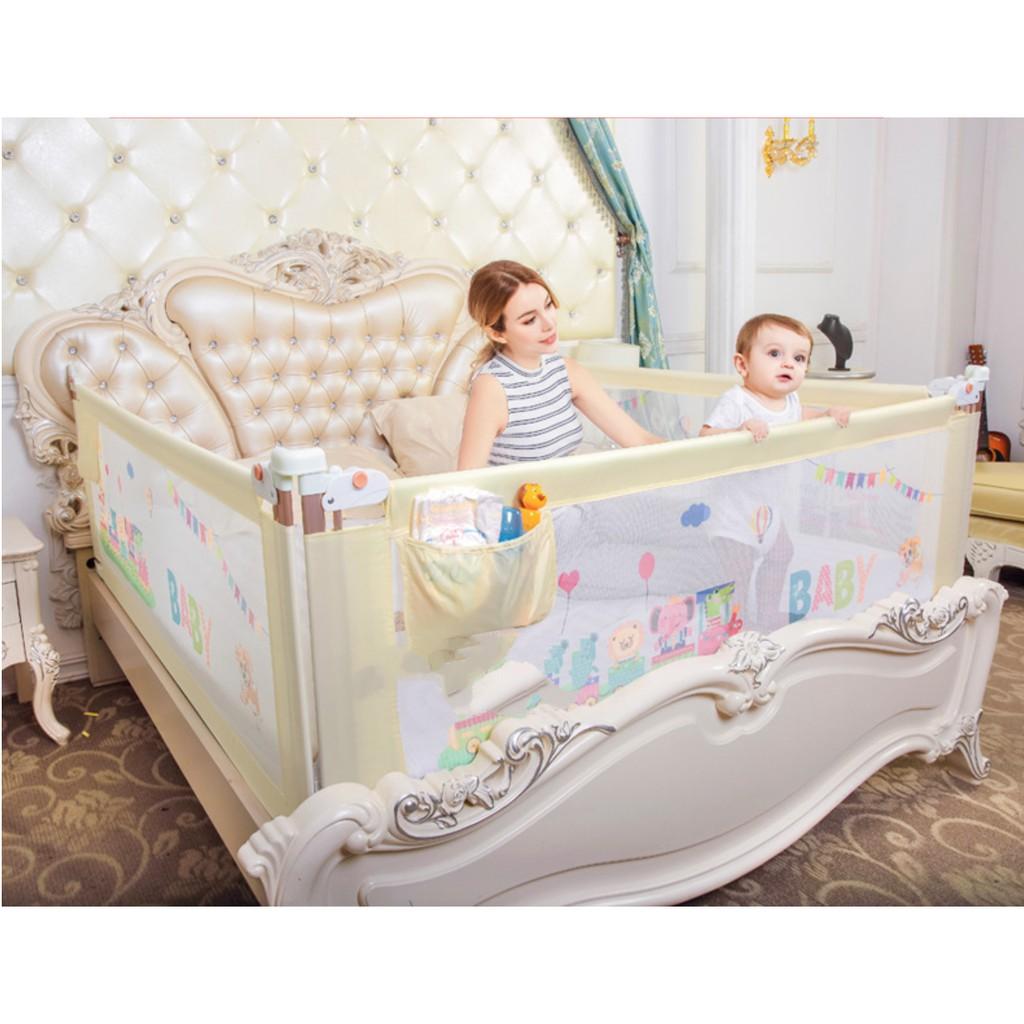 Bộ 3 thanh chắn giường bảo vệ Bé Yêu - ShopToro - AsiaMart