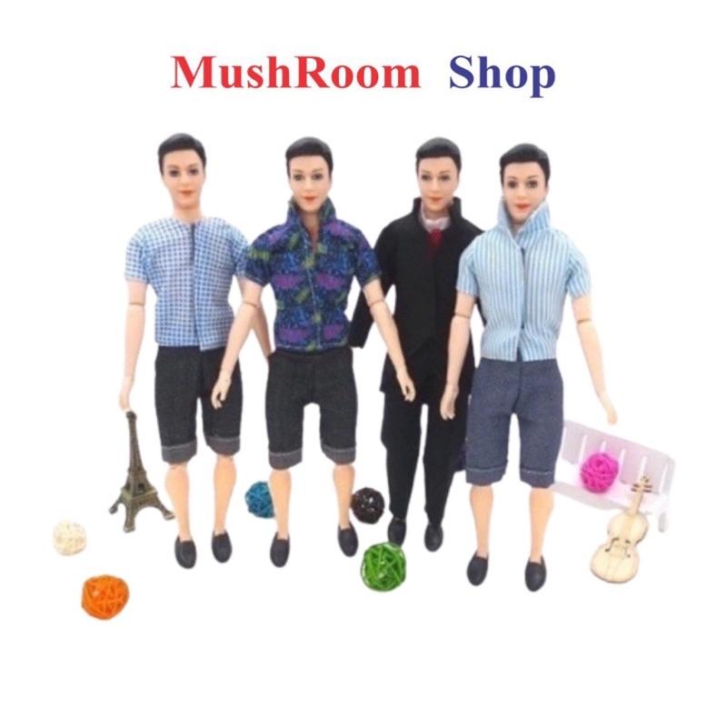 Búp Bê Ken Nam Xoay Các Khớp Cao 30cm Cho Bé