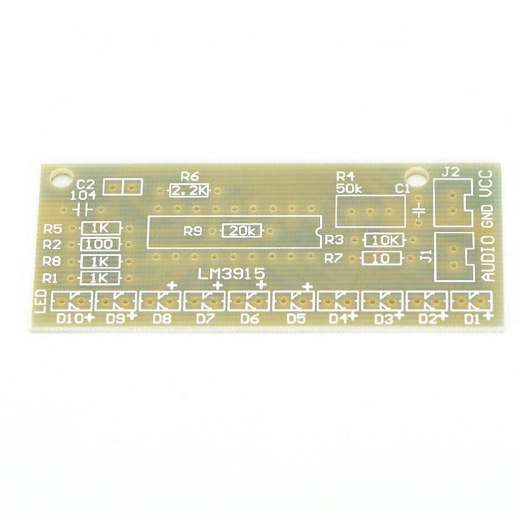 Audio Level Indicator Kit LM3915 DIY Module DC9V-12V 10 Segment DC9V-12V