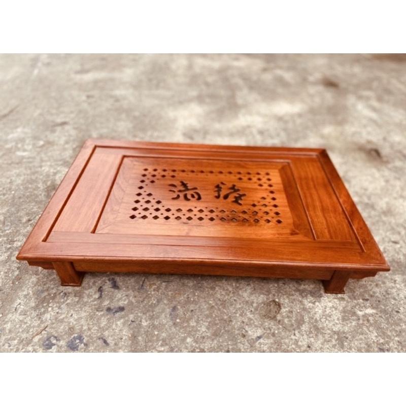 Khay trà tần, bàn trà chữ tàu gỗ hương cao cấp