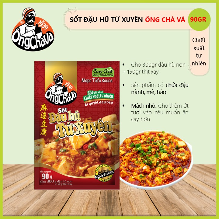 Sốt Đậu Hũ Tứ Xuyên Ông Chà Và 90g