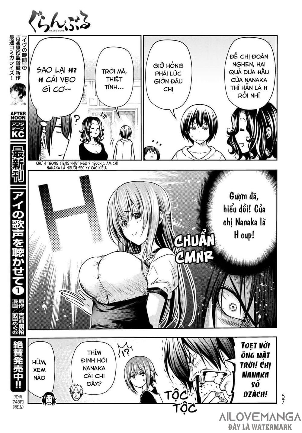cô gái thích lặn - grand blue chapter 73.1 22