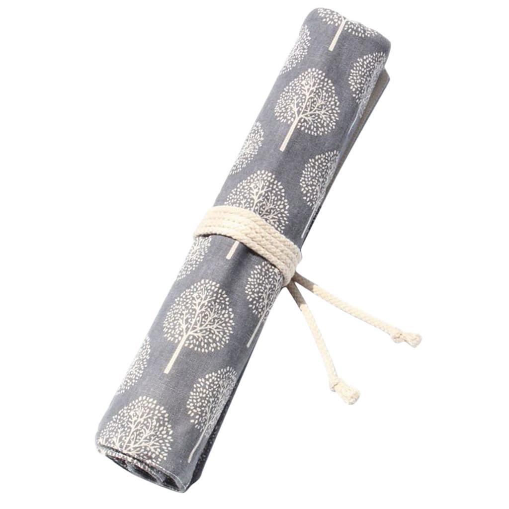 Vintage Chinese Style Canvas Packing Bag For Storage Brush