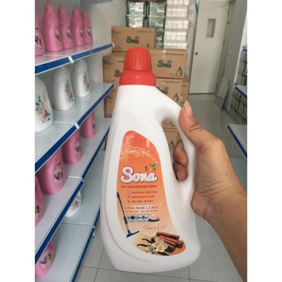Nước Lau Sàn Sona 1.25kg Hương Quế
