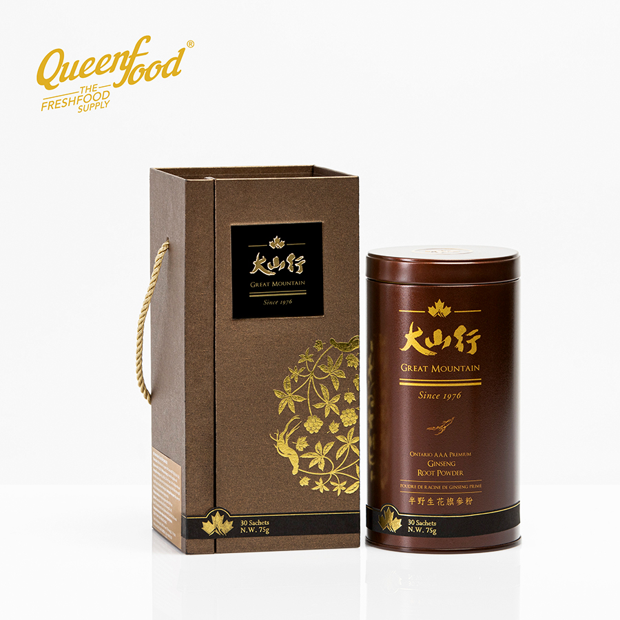 Bột Nhân Sâm Củ Cao Cấp Great Muontain 75gram Canada