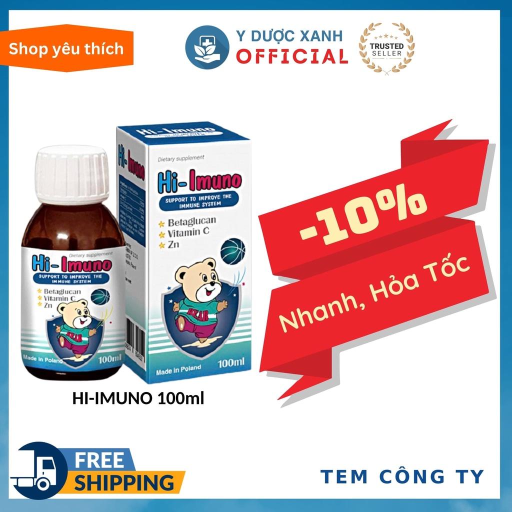 Mua Tăng đề kháng HI-IMUNO, 100ml, Siro tăng miễn dịch cho bé, trẻ em - Y Dược Xanh