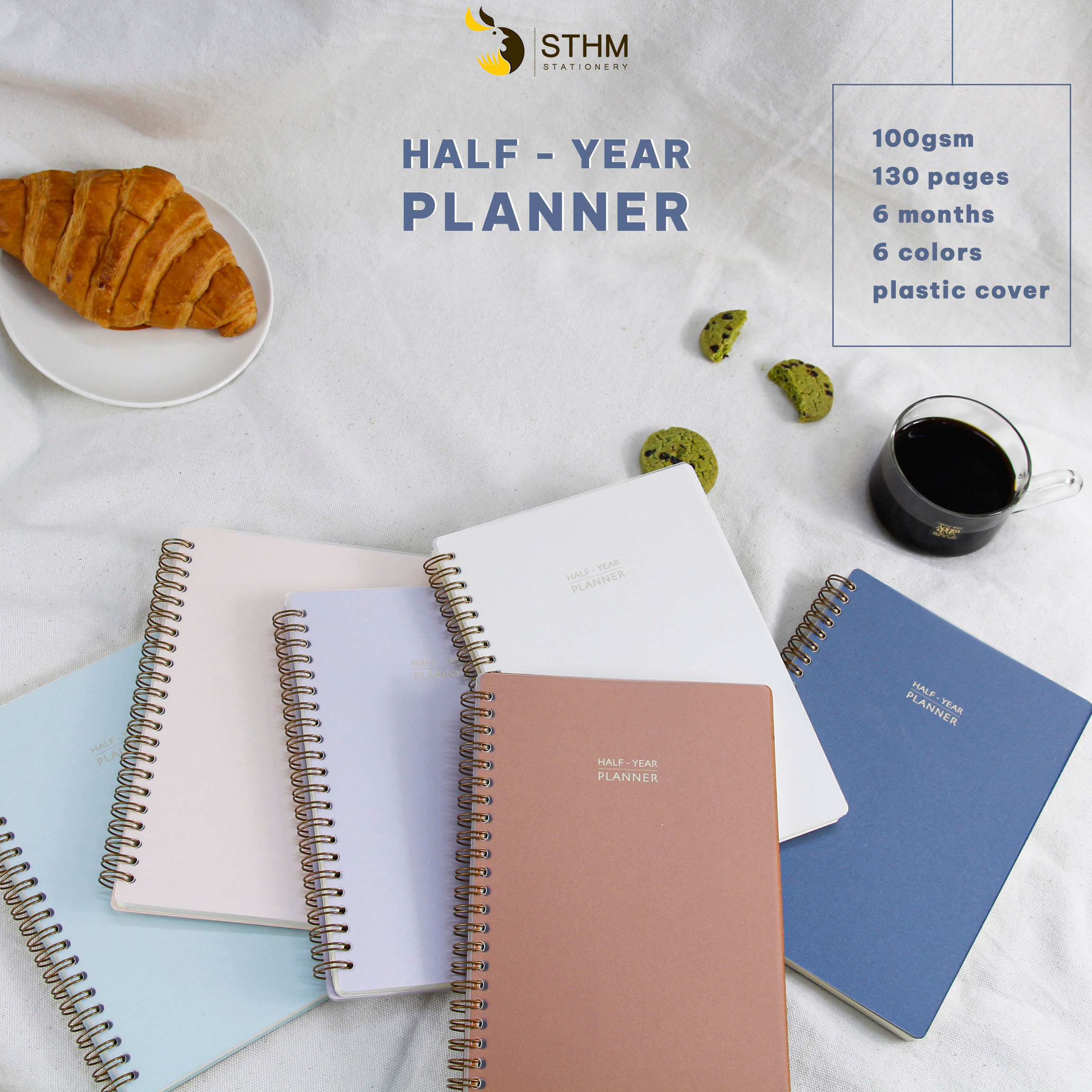 Half - year planner - Sổ tay lập kế hoạch 6 tháng -