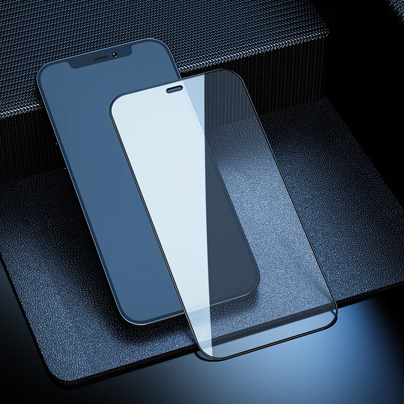 Kính cường lực Hoco G7 full màn hình chống bám vân tay, bảo vệ mắt cho iPhone 12 Pro Max - Hàng chính hãng