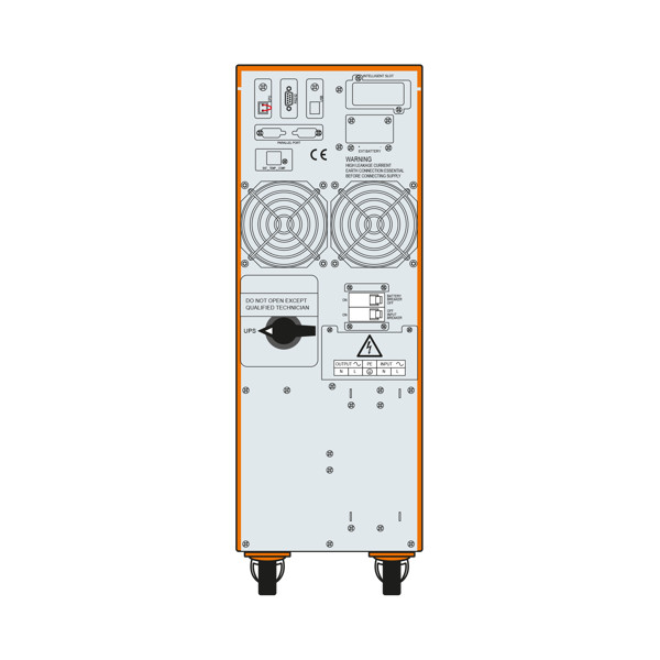 Bộ Lưu Điện UPS 6kVA Online Rack Tower - Makelsan ( Thổ Nhĩ Kỳ ) Hàng Nhập Khẩu Turkey