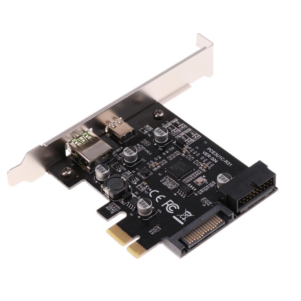 USB 3.1 Type C Interface PCI-E Expansion Card Linux WinXP