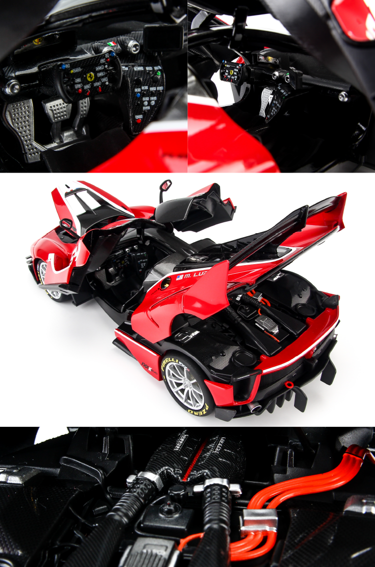 Mô hình xe Ferrari FXX K Evo 54 Signature 1:18 Bburago 18-16908