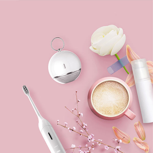 Bàn chải đánh răng điện thông minh Mipow Bocali + Túi đựng - Hàng chính hãng