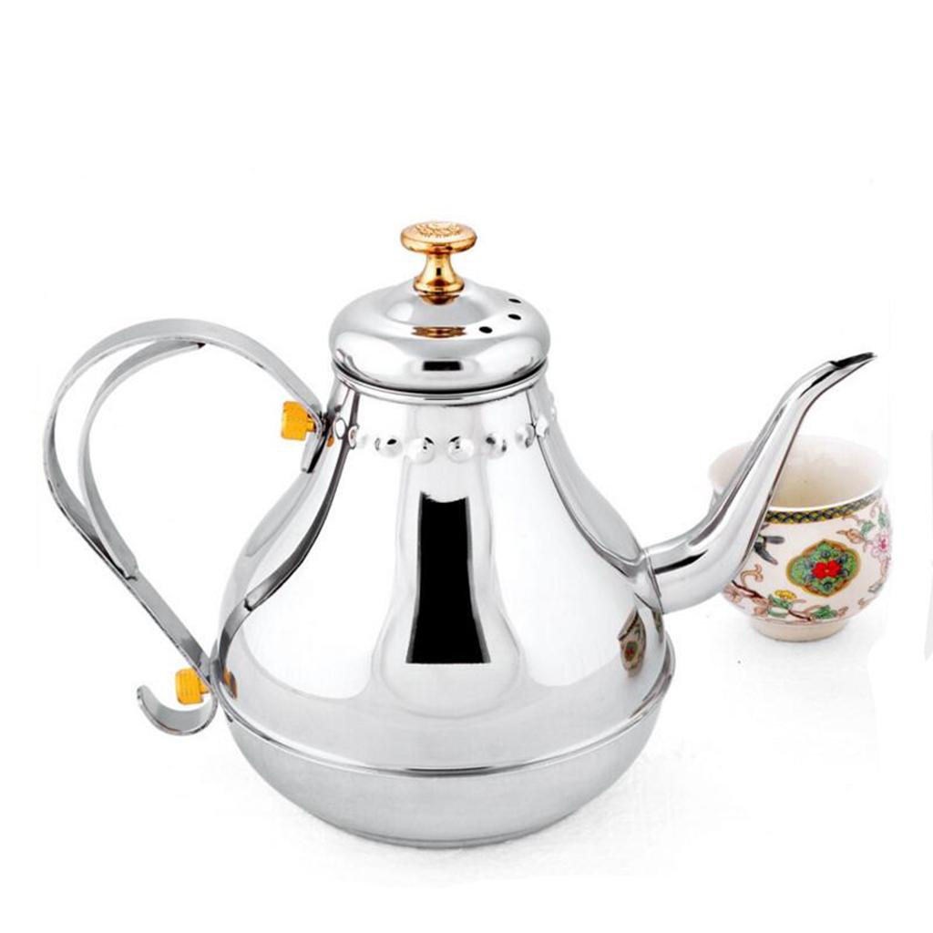 Coffee Drip Stainless Steel Kettle Tea Pot Maker Infusion Silver Gooseneck