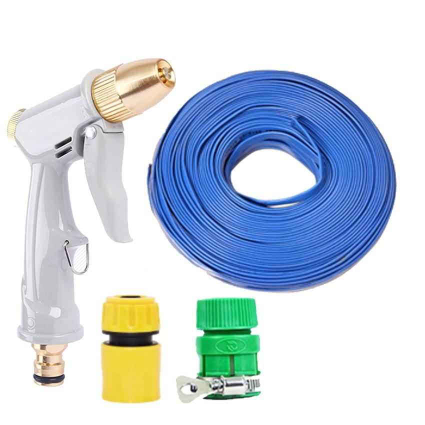 Bộ dây vòi xịt nước rửa xe, tưới cây tăng áp 3 lần, loại 3-5m 206846