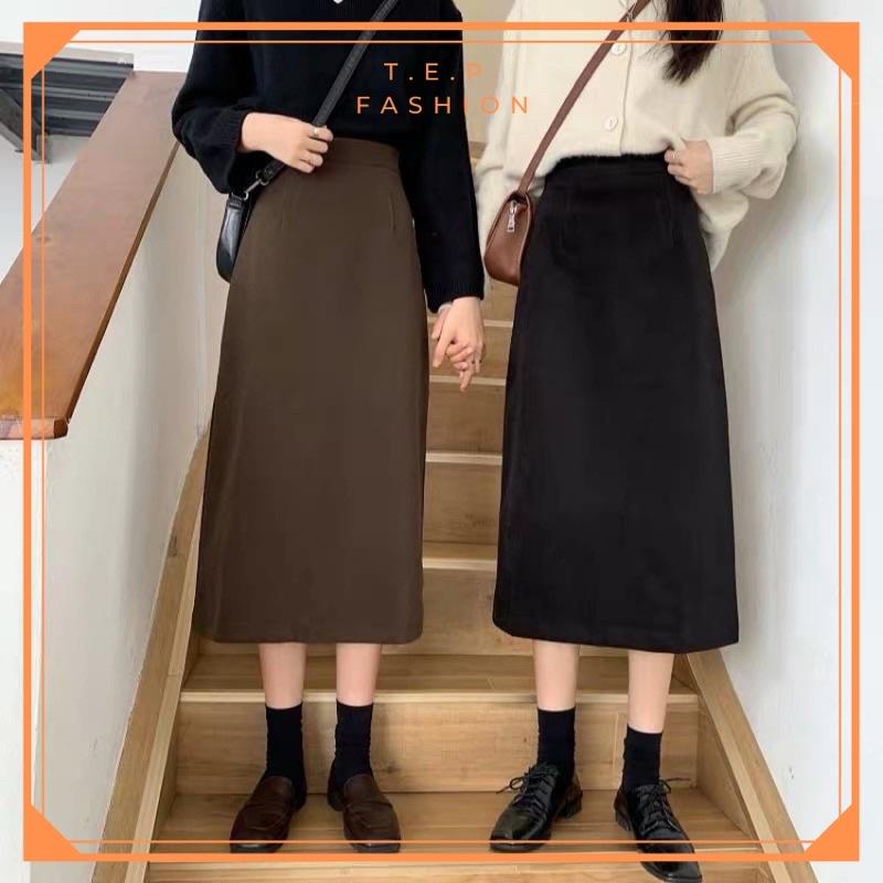 Chân Váy Dài midi trơn mã 306 Tep Fashion CVD-DMT03