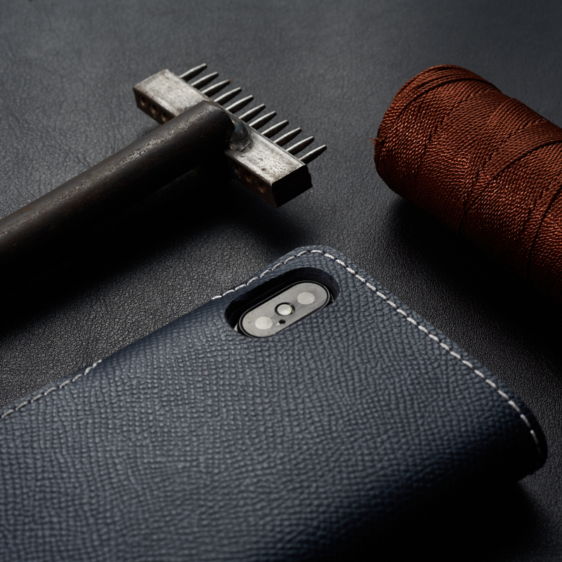 Bao Da dành cho iphone X/XS Da Bò Safiano