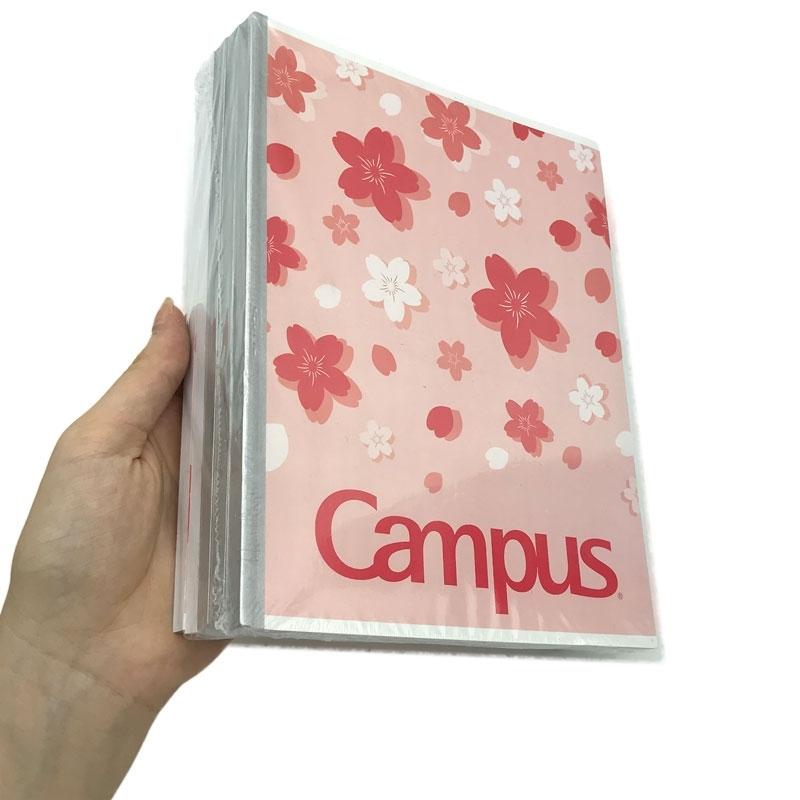 Vở Sakura A5 - 4 Ly Ngang - 200 Trang - 70gsm - Campus NB-ASKR200