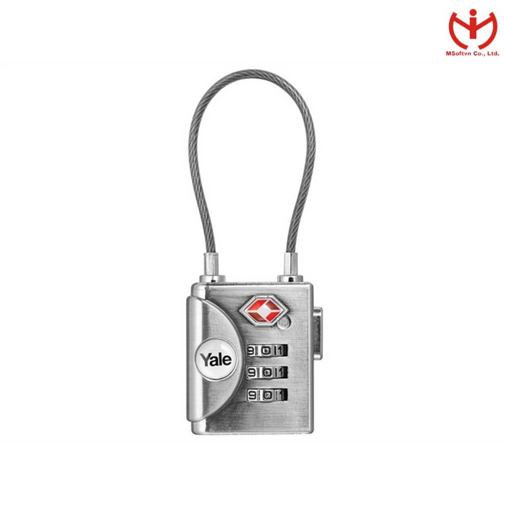 Ổ khóa số Yale YTP3/32/350/1 rộng 32mm có TSA dùng khóa vali hành lý - MSOFT