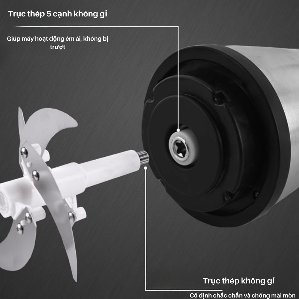 Máy Xay Thịt Thực Phẩm Đa Năng Công Suất 300W 4 Lưỡi Dao, Cối Thủy Tinh Dung Tích 2 Lít