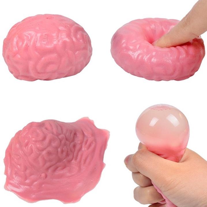 HIT Bộ óc Brain Splat Ball mềm dẻo siêu kute-đồ chơi gudetama hình bộ óc đáng yêu kéo dài GUDETAMA