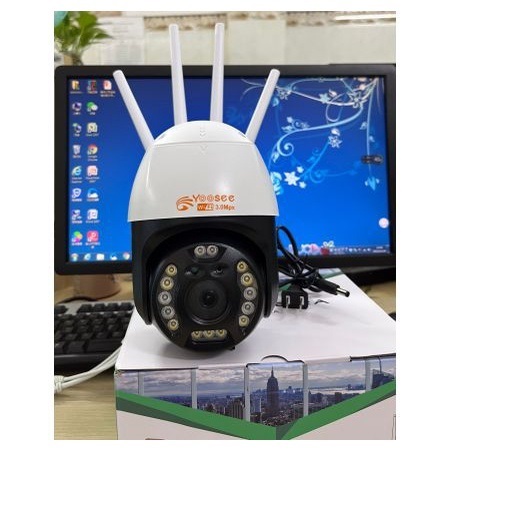 Camera Yoosee PTZ Speeddome C13 3.0M xoay 360 độ, Siêu nét siêu nhanh, Có màu ban đêm- Hàng chính hãng