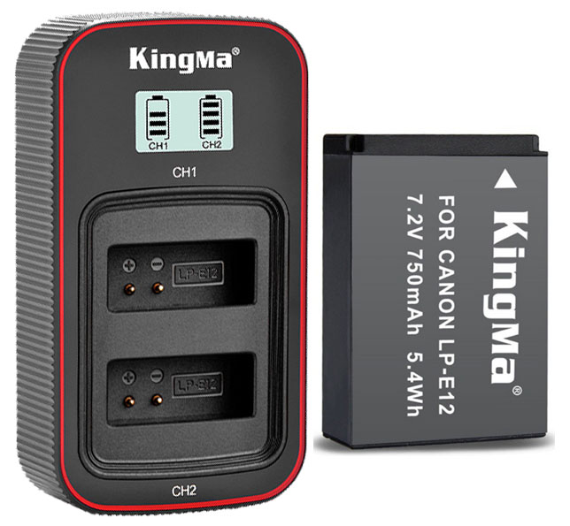 Pin sạc Ver 3 Kingma cho Canon LP-E12 , Hàng chính hãng