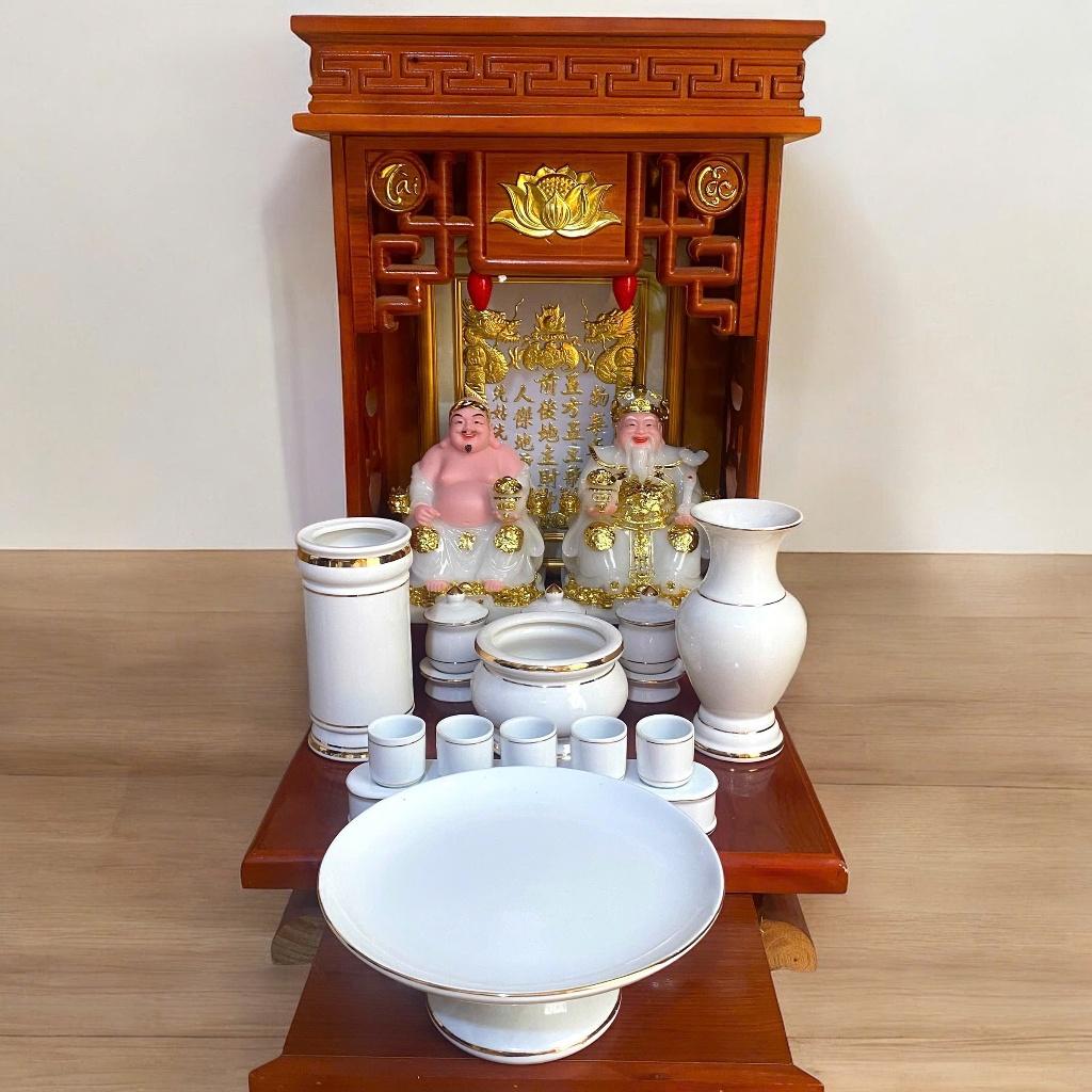 Set ban thần tài sứ trắng RỒNG VIỆT, bộ thờ thần tài đầy đủ cho gia chủ mệnh kim, thuỷ