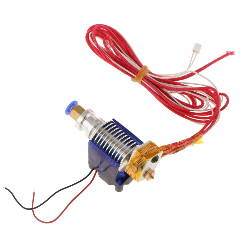 Metal J-Head V6 Hot End 0.4mm Nozzle for RepRap 3D Printer Bowden Extruder