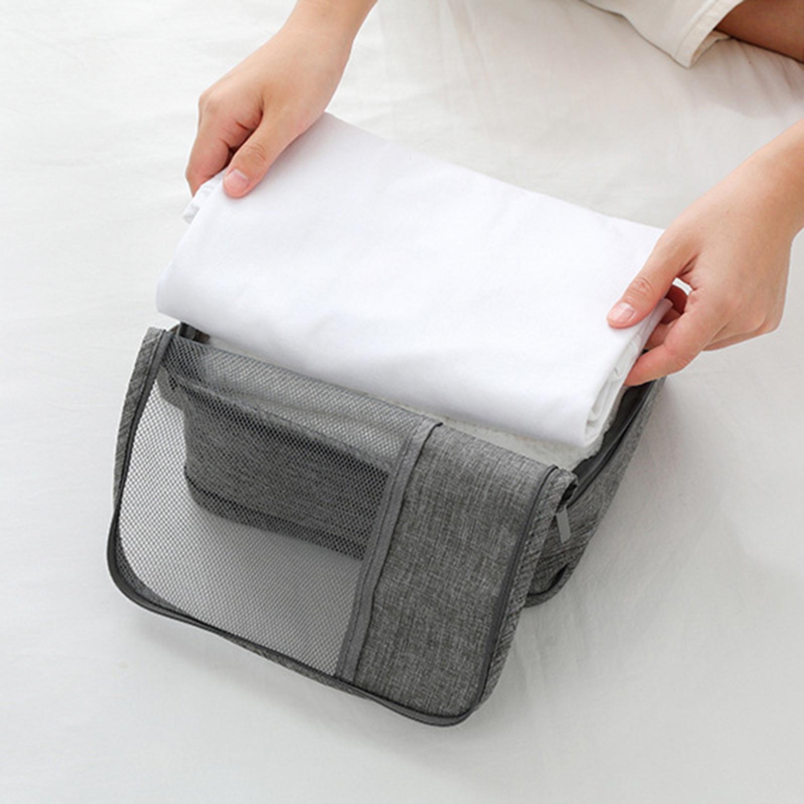 Compression Packing Cubes 3Pcs Set Expandable Travel Organizer Convenient