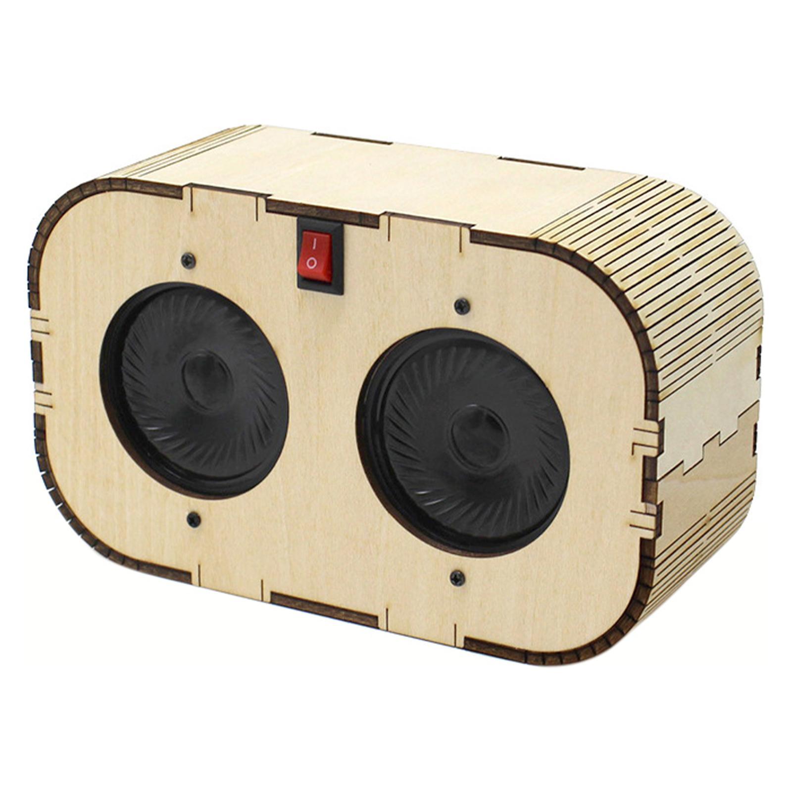 Handmade DIY Bluetooth Speaker Box Kit Children Educational Toys for Teens