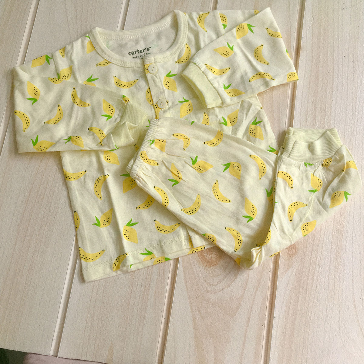 Bộ đồ sơ sinh in hình dài tay dành cho bé trai và bé gái