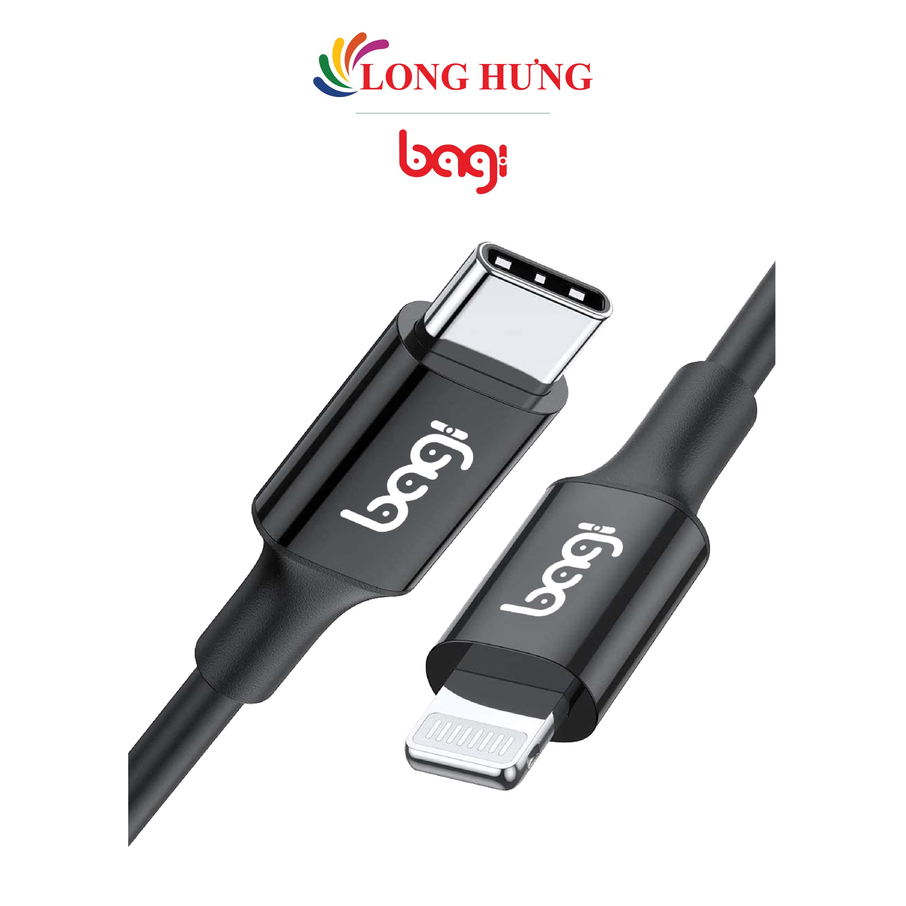Cáp USB Type-C 3.1 to Lightning Bagi 1m PD-I100 - Hàng chính hãng