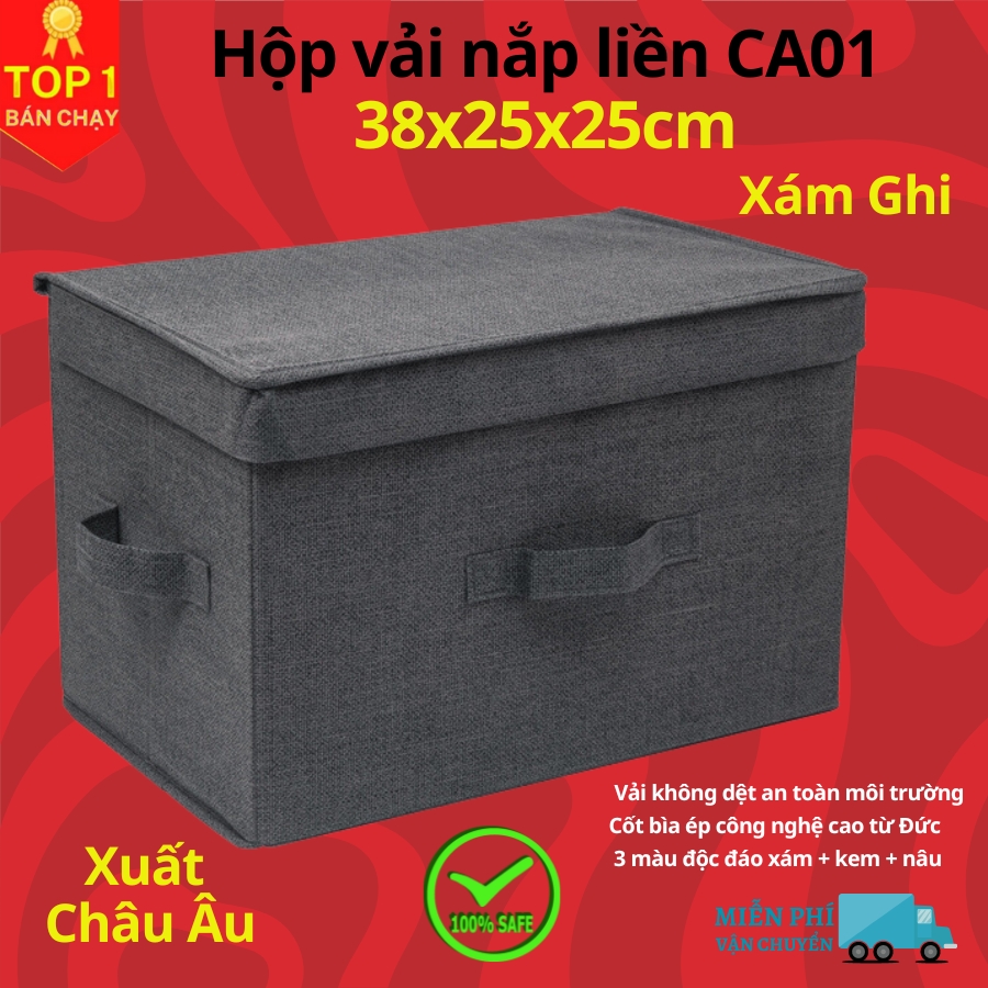 Hộp Đựng Đồ Đa Năng Quần Áo Chăn Màn – Túi Vải Đựng Phong Cách Thụy Điển Sang Trọng, Lịch Sự – Chính hãng D Danido