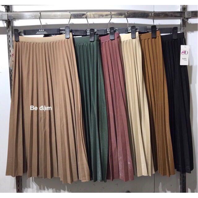 G36. 1913/808. CHÂN VÁY XẾP LY XÒE DÀI