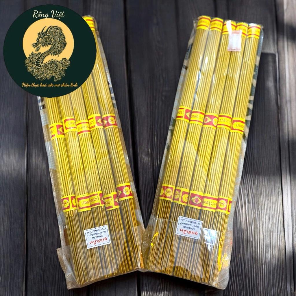 [TÚI 200 CÂY] Hương cuộn tàn tài lộc RỒNG VIỆT, Hương Thái cuộn tàn số 6 phong thuỷ, không hoá chất