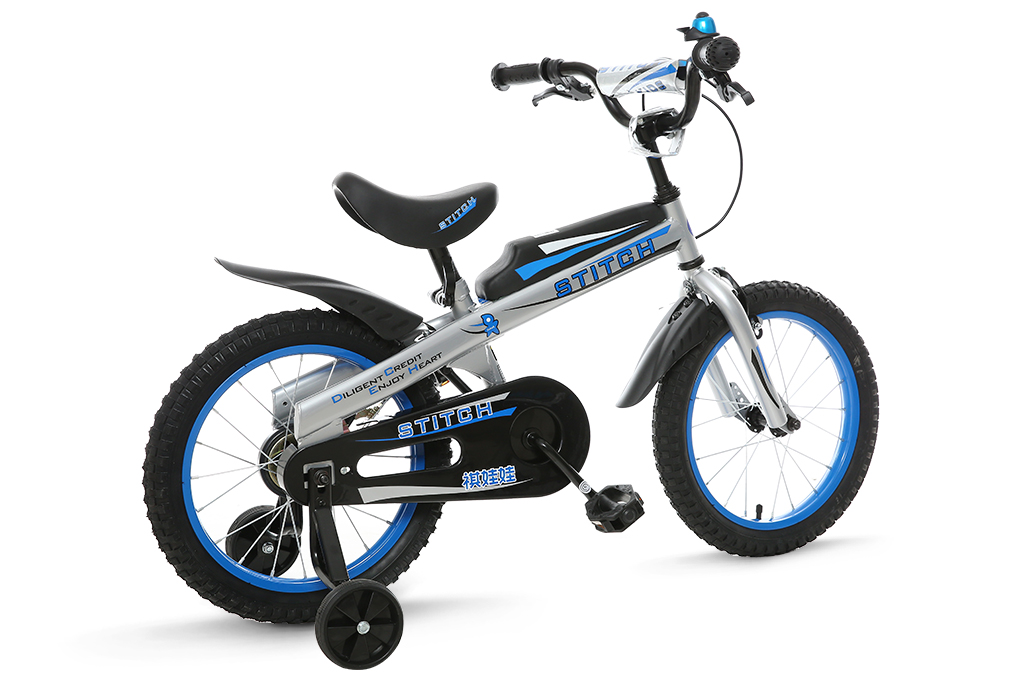 Xe đạp trẻ em Stitch Knight JY903-16 16 inch Xanh dương
