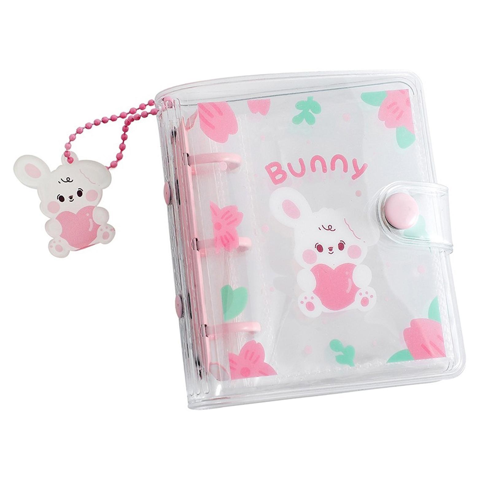 Mini Photo Album, Photo Card Holder with Pendant 10 Pockets