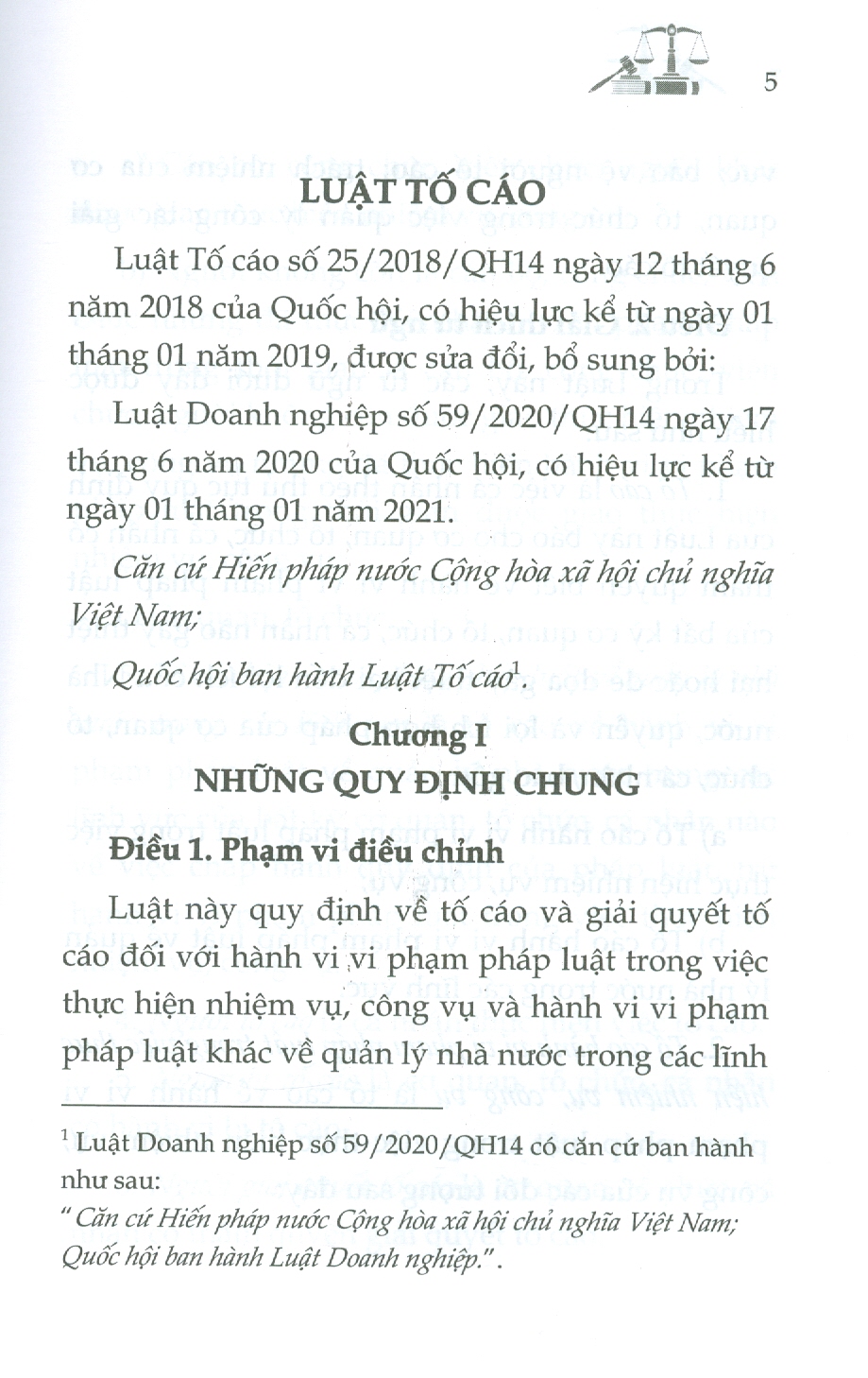 Luật Tố Cáo