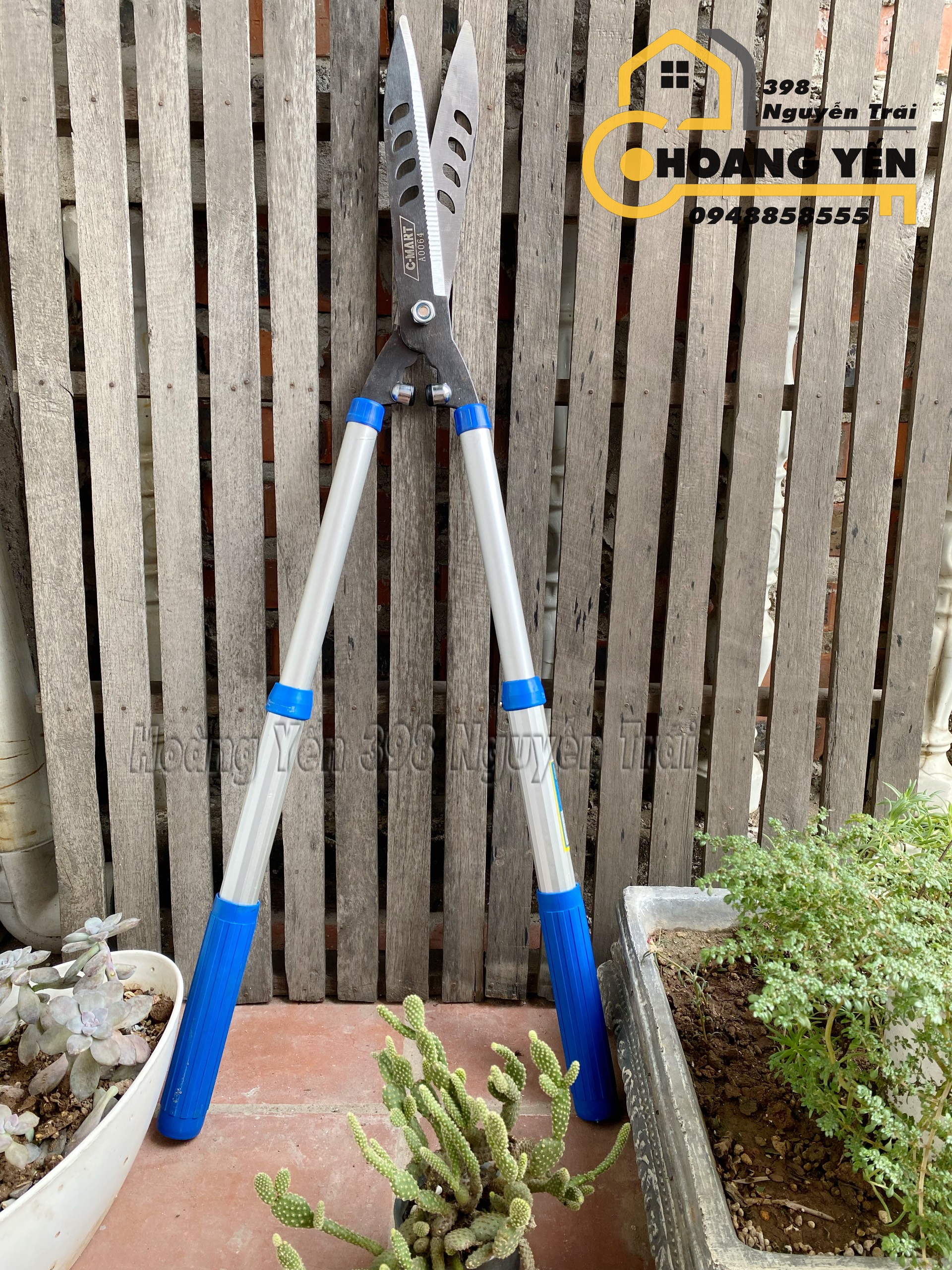 Kéo tỉa cây cảnh, kéo cắt xén hàng rào tăng giảm chiều dài lên 80cm Topfine